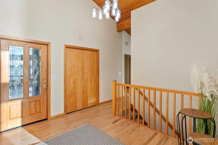 Light-filled entryway leading to the main living spaces.