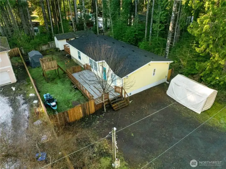 Aerial of home