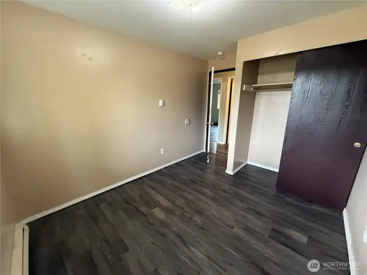 Bedroom 2, new laminate floors