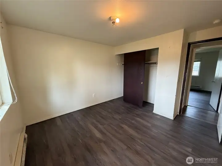 Bedroom 3, new flooring