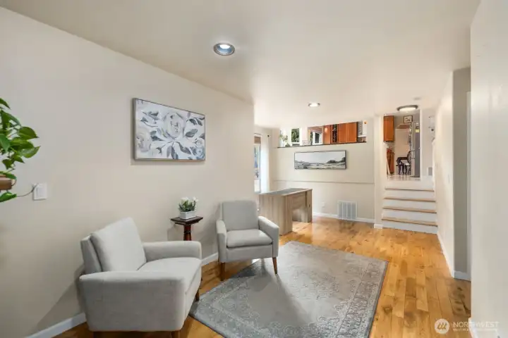 Lower level family room