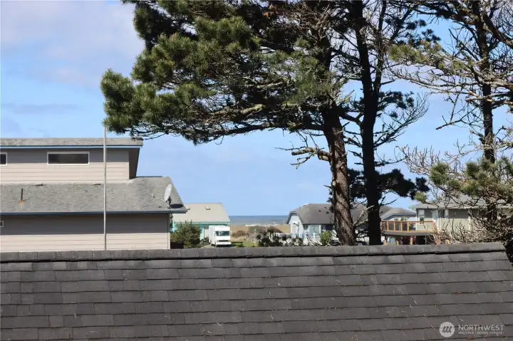 Water view from upstairs bedroom