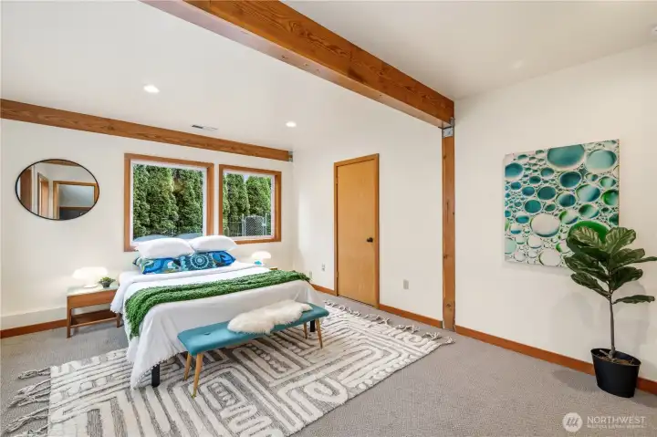 Downstairs bedroom with additional bathroom potential. Plumbing is there and ready!