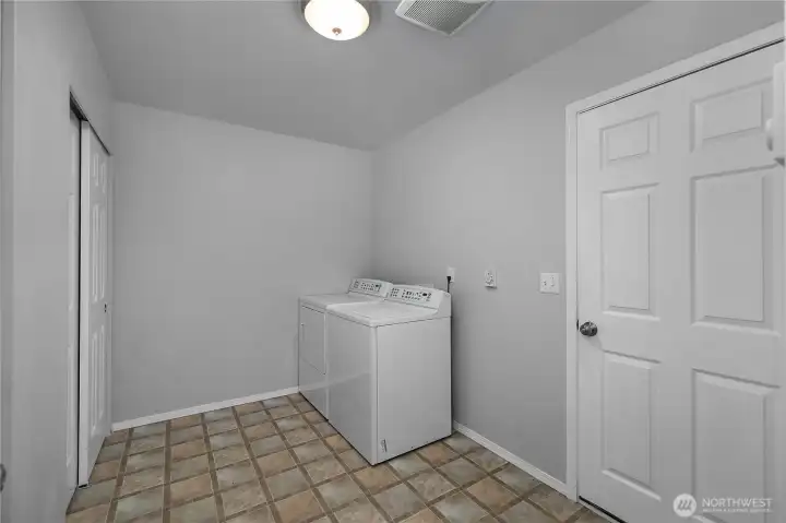 Large Utility room with Pantry and storage