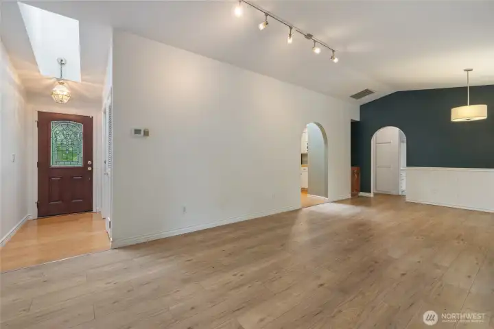Layout of the Living/entryway