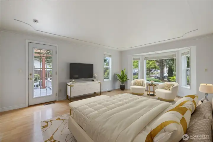 PRIMARY BEDROOM - VIRTUALLY STAGED
