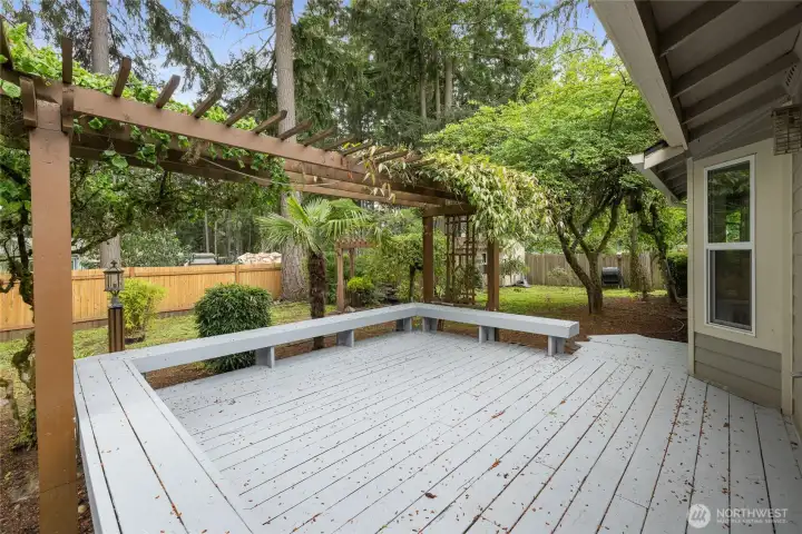 Main Deck off the living / dining area