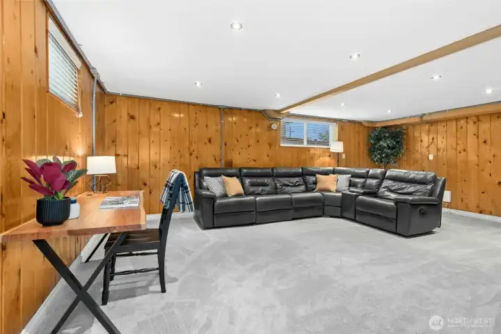 Huge family room downstairs