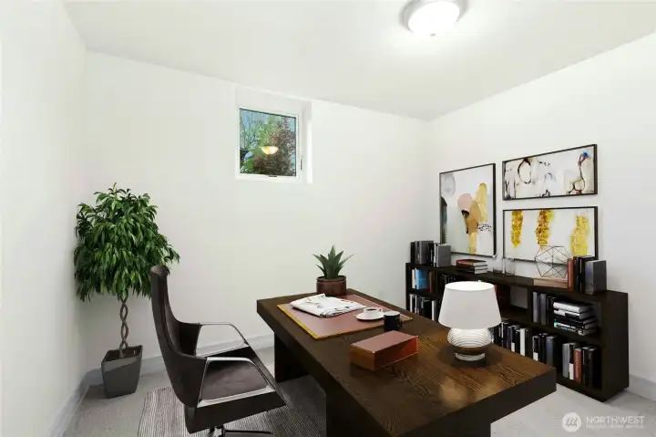 virtual stage office/den