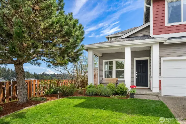 Views of Mt. Rainier from all east-facing windows and back yard.