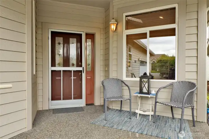 A covered front porch sets the stage... A covered front porch sets the stage...