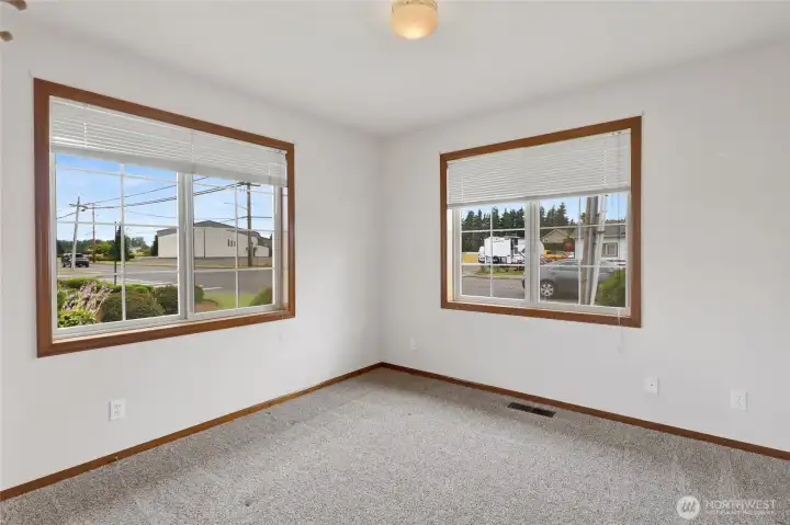 One of two bedrooms. This one faces NW. One of two bedrooms. This one faces NW.