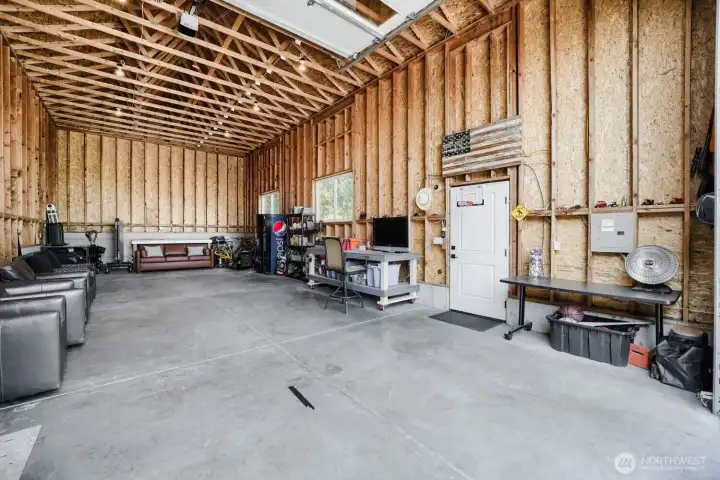 Inside the shop you'll find 220 amp power, 20ft by 44ft RV Garage w/ 14ft door height and 16ft ceiling height.Store your boat, rv etc and still have room left over. Inside the shop you'll find 220 amp power, 20ft by 44ft RV Garage w/ 14ft door height and 16ft ceiling height.Store your boat, rv etc and still have room left over.