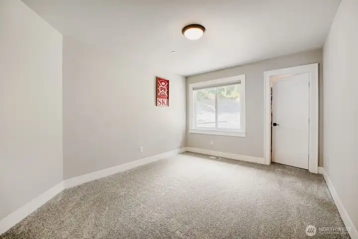 Upstairs bedroom 1 of 3, with walk in closet. Upstairs bedroom 1 of 3, with walk in closet.