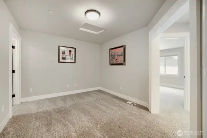 Upstairs hallway nook. Upstairs hallway nook.