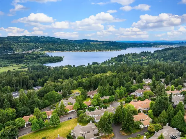 Lake Sammamish is just 5 minutes away, a short drive downhill from this campus.
