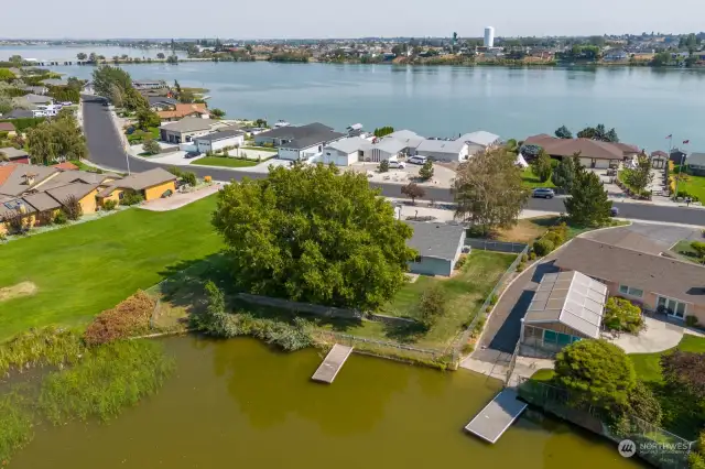 Aerial View of Lake