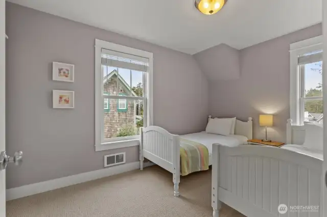 ...are two bedrooms and a bath.  This bedroom could hold two sets of bunks if additional sleeping space is needed.