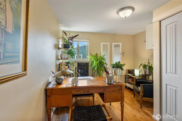 Bedroom 1 - used as an office space