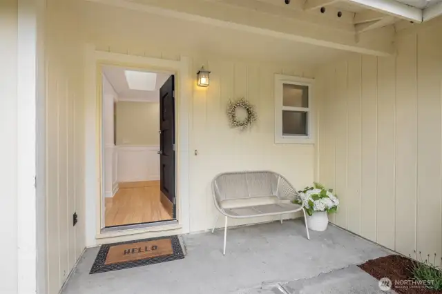 Charming entry