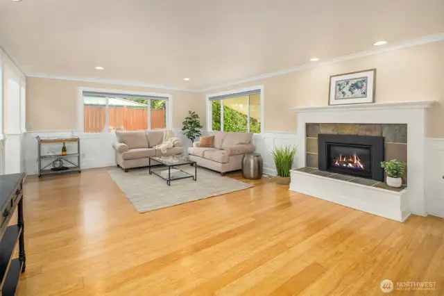 Living room - 2021 gas fireplace