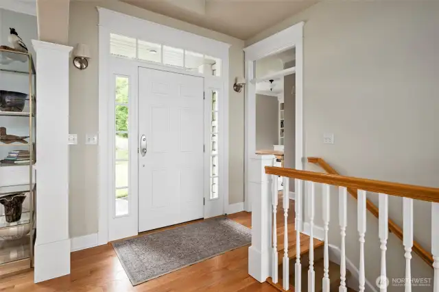 Entry into the main level living space.