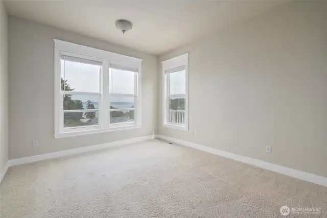 Guest bedroom suite on the main level...with a view!