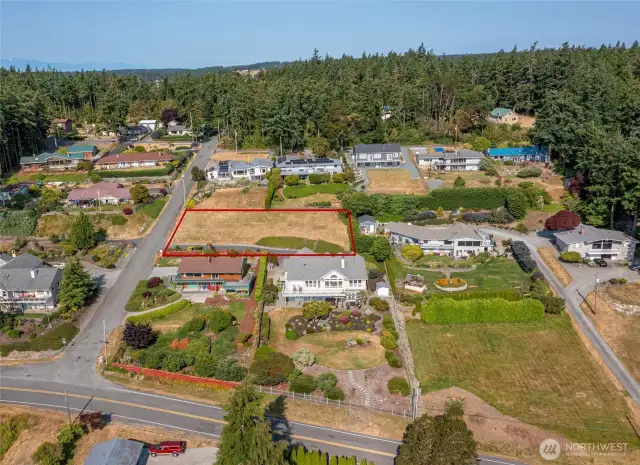 Vacant parcel is included!
