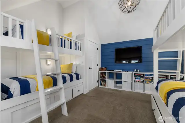View of bunk room.