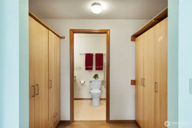 Master bathroom.