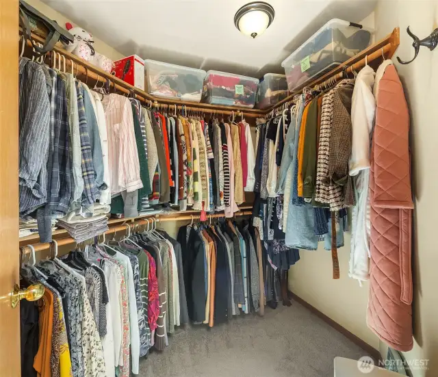 walk in closet in primary