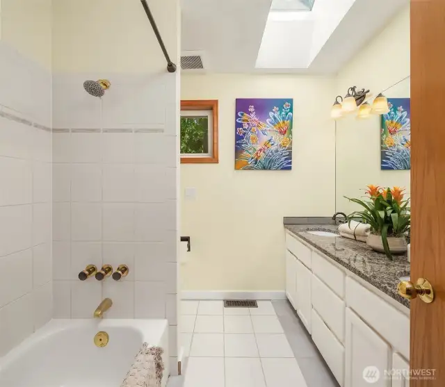 Upstairs guest bathroom