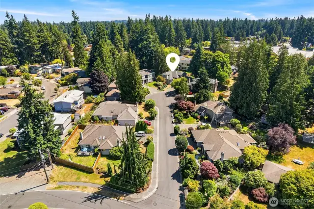 Nestled at the end of a charming Cul-de-sac