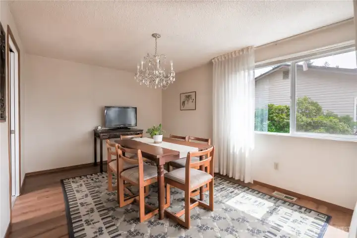 Dining area opening from the Kitchen