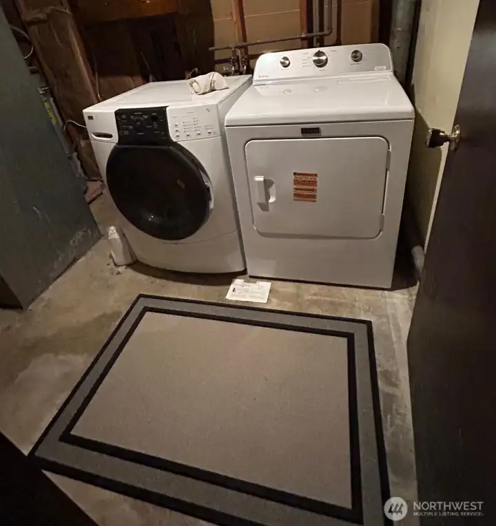 Downstairs - Laundry room with new dryer