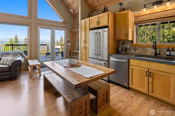 Dining area.