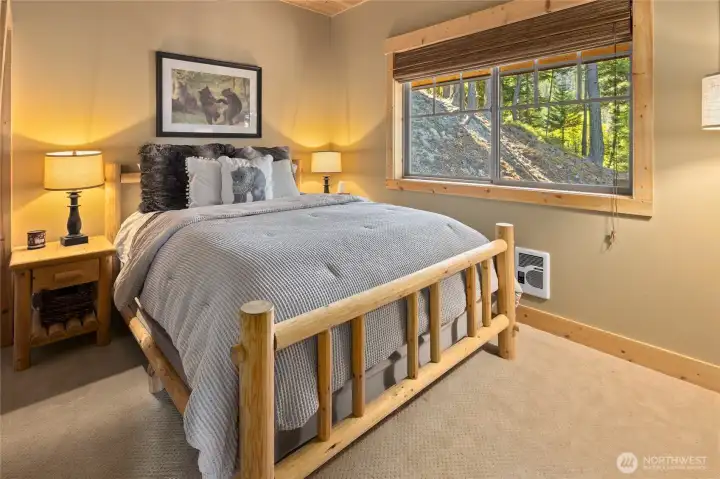 Bedroom on the main floor.
