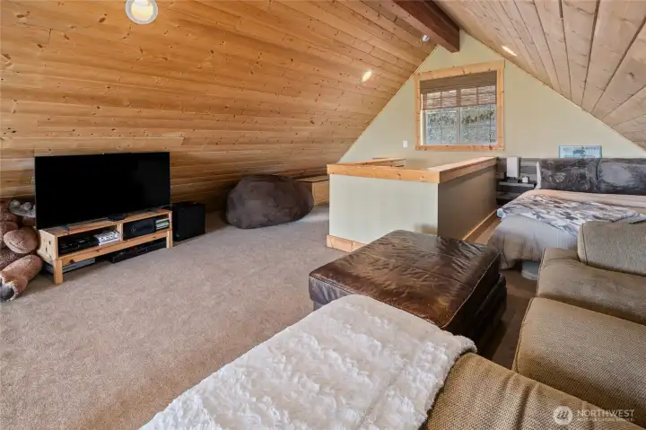Spacious loft.