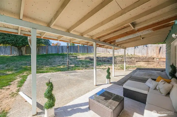 Covered patio