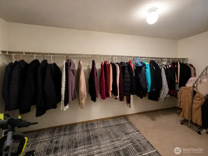 Massive Primary Bedroom Walk in closet Massive Primary Bedroom Walk in closet