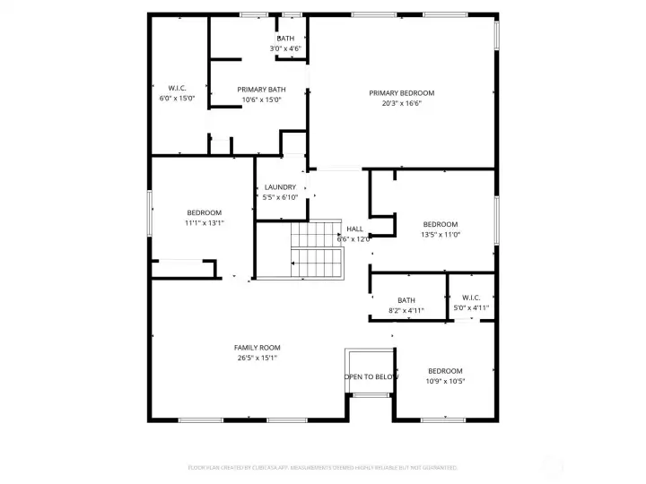 Second Floor Layout