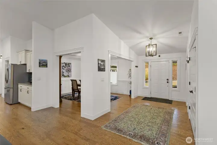 Looking back towards the entry and formal dining.