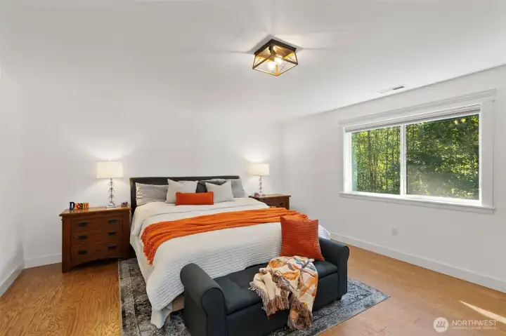 Large primary suite.