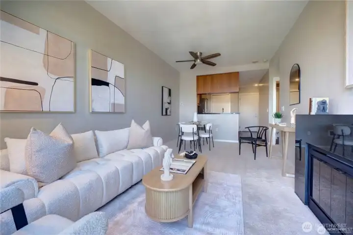 Seamless connection between all living spaces.