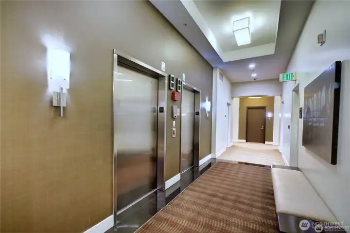 Penthouse Level Hallway
