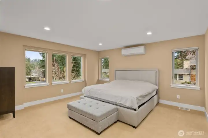 Light filled spacious primary suite