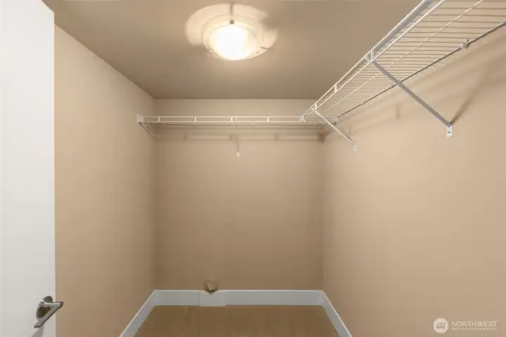 Mudroom closet off the garage