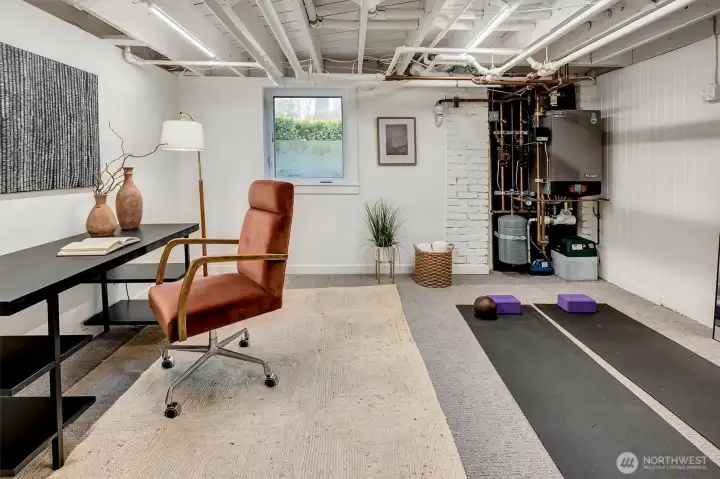 Basement office
