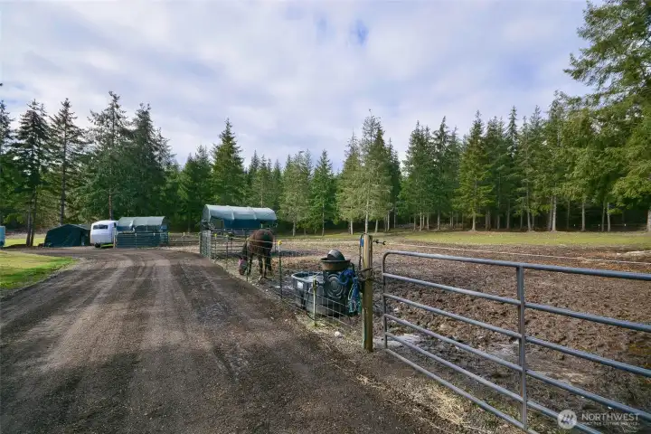 Gates and spigots thoughtfully placed throughout.