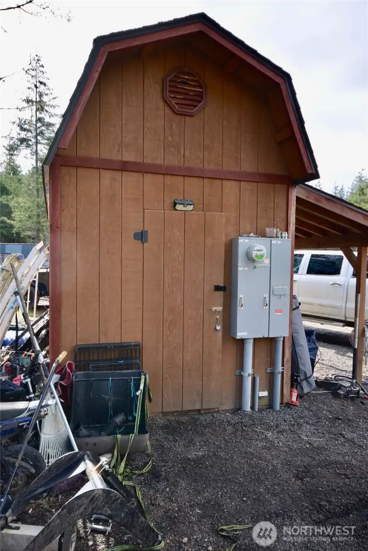 electrical and pump house